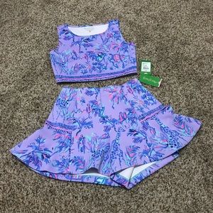 Lilly Pulitzer Neri Set Lilac Verben Fruity Monkey